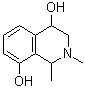 1,2,3,4-四氢-1,2-二甲基-4,8-异喹啉二醇分子结构 (CAS 102830-20-6)