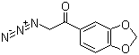 2-Azido-1-(1,3-benzodioxol-5-yl)ethanone molecular structure (CAS 102831-07-2)