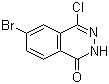 6-溴-4-氯-1(2H)-酞嗪酮分子结构 (CAS 1028338-59-1)