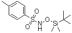 structure of CAS# 1028432-04-3, N-[[(1,1-Dimethylethyl)dimethylsilyl]oxy]-4-methylbenzenesulfonamide