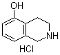 1,2,3,4-四氢-5-羟基异喹啉盐酸盐分子结构 (CAS 102879-34-5)