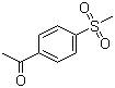 4'-甲砜基苯乙酮分子结构 (CAS 10297-73-1)