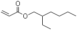 结构式 CAS# 103-11-7, 丙烯酸 2-乙基己酯; 丙烯酸辛酯; 丙烯酸异辛酯