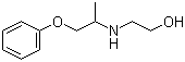 N-(Phenoxyisopropyl)ethanolamine molecular structure (CAS 103-39-9)