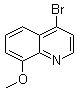 4-溴-8-甲氧基喹啉分子结构 (CAS 103028-31-5)