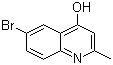 6-溴-2-甲基-4-羟基喹啉分子结构 (CAS 103030-28-0)