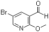 5-溴-2-甲氧基吡啶-3-甲醛分子结构 (CAS 103058-87-3)