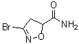 3-Bromo-4,5-dihydro-5-isoxazolecarboxamide molecular structure (CAS 1030613-69-4)