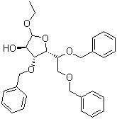 三苄糖甙分子结构 (CAS 10310-32-4)