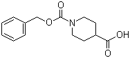 N-Cbz-哌啶-4-羧酸分子结构 (CAS 10314-98-4)