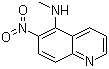 N-Methyl-6-nitro-5-quinolinamine molecular structure (CAS 103170-53-2)
