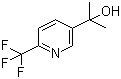 2-(6-三氟甲基吡啶-3-基)丙-2-醇分子结构 (CAS 1031721-43-3)