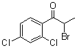2-Bromo-2',4'-dichloropropiophenone molecular structure (CAS 103175-61-7)
