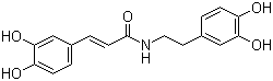 (E)-3-(3,4-二羟基苯基)-N-[2-(3,4-二羟基苯基)乙基]-2-丙烯酰胺分子结构 (CAS 103188-49-4)