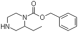 2-Ethyl-1-piperazinecarboxylic acid phenylmethyl ester molecular structure (CAS 1031927-00-0)