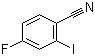 4-氟-2-碘苯腈分子结构 (CAS 1031929-20-0)
