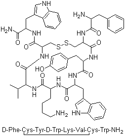 伐普肽分子结构 (CAS 103222-11-3)