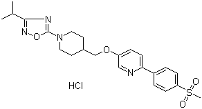 GSK 1292263 hydrochloride molecular structure (CAS 1032824-54-6)