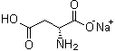 D-天冬氨酸单钠盐分子结构 (CAS 10329-81-4)
