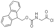 N-(芴甲氧羰基)甘氨酰氯分子结构 (CAS 103321-49-9)