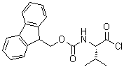 结构式 CAS# 103321-53-5, N-(9-芴基甲氧羰基)-L-缬氨酰氯