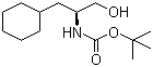 (S)-(-)-2-N-叔丁氧羰基氨基-3-环己基-1-丙醇分子结构 (CAS 103322-56-1)