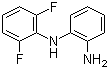 structure of CAS# 1033225-44-3, N-(2,6-Difluorophenyl)-1,2-benzenediamine;2,6-Difluoro-2'-aminodiphenylamine