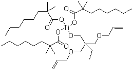 有机钛酸酯 LICA 01分子结构 (CAS 103334-85-6)