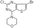 7-Bromo-2-chloro-4-(4-morpholinyl)-thieno[3,2-d]pyrimidine molecular structure (CAS 1033743-85-9)