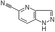 1H-吡唑并[4,3-b]吡啶-5-甲腈分子结构 (CAS 1033772-22-3)