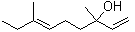 structure of CAS# 10339-55-6, 3,7-Dimethyl-1,6-nonadien-3-ol;Ethyl linalool