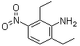 2,6-二乙基-3-硝基苯胺分子结构 (CAS 103392-86-5)
