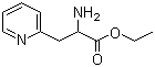 2-氨基-3-(吡啶-2-基)丙酸乙酯分子结构 (CAS 103394-76-9)
