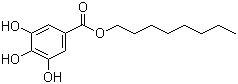 structure of CAS# 1034-01-1, Octyl gallate;Octyl 3,4,5-trihydroxybenzoate