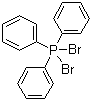二溴化三苯基膦分子结构 (CAS 1034-39-5)