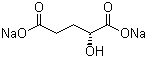 结构式 CAS# 103404-90-6, (R)-2-羟基戊二酸二钠盐