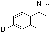 1-(4-溴-2-氟苯基)乙胺分子结构 (CAS 1034266-14-2)