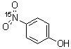 4-(硝基-<sup>15</sup>N)苯酚分子结构 (CAS 103427-15-2)