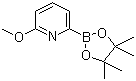 6-甲氧基吡啶-2-硼酸频哪醇酯分子结构 (CAS 1034297-69-2)