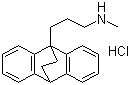 structure of CAS# 10347-81-6, Maprotiline hydrochloride;1-(3-Methylaminopropyl)dibenzo[b,e]bicyclo[2.2.2]octadiene hydrochloride