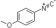 4-异氰基苯甲醚分子结构 (CAS 10349-38-9)