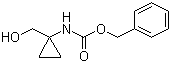 structure of CAS# 103500-22-7, N-[1-(Hydroxymethyl)cyclopropyl]carbamic acid phenylmethyl ester;[1-(Hydroxymethyl)cyclopropyl]-carbamic acid phenylmethyl ester; Benzyl [1-(hydroxymethyl)cyclopropyl]carbamate; N-(Benzyloxycarbonyl)-1-(hydroxymethyl)cyclopropanamine