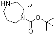 (2S)-六氢-2-甲基-1H-1,4-二氮杂卓-1-羧酸叔丁酯分子结构 (CAS 1035226-84-6)