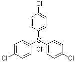Tris(4-chlorophenyl)sulfonium chloride molecular structure (CAS 10354-98-0)