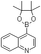 喹啉-4-硼酸频哪醇酯分子结构 (CAS 1035458-54-8)