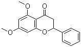结构式 CAS# 1036-72-2, 5,7-二甲氧基黄烷酮