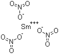 硝酸钐分子结构 (CAS 10361-83-8)
