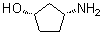 (1S,3R)-3-氨基环戊醇分子结构 (CAS 1036260-18-0)
