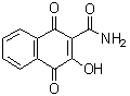1,4-二氢-3-羟基-1,4-二氧代-2-萘甲酰胺分子结构 (CAS 103646-20-4)