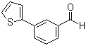 3-(2-噻吩基)苯甲醛分子结构 (CAS 103668-99-1)